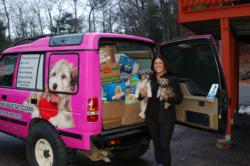 The Havanese Mobile Loaded With 1094 Canned Goods Raised For The Local Food Bank.